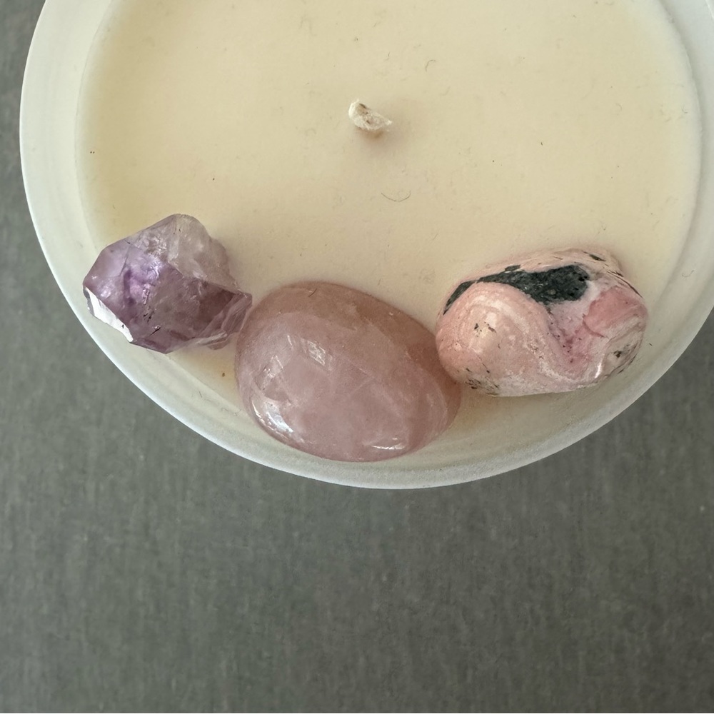 NWT OULA CRYSTAL CO 100% Soy Wax Candle Sparkle Effect Self Love - Picture 10 of 16